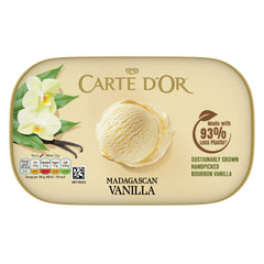 Carte D'Or Madagascan Vanilla RFA Ice Cream 900ml (6 Pack)