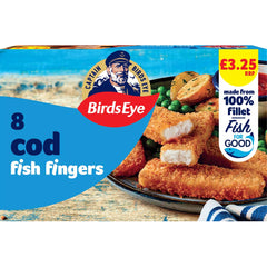 Birds Eye 8 Cod Fish Fingers 224g (12 Pack)