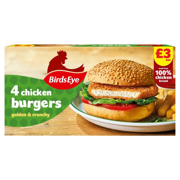 Birds Eye 4 Chicken Burgers 200g (12 Pack)