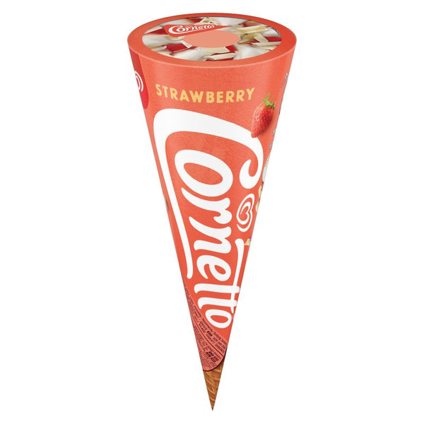 Cornetto Strawberry 120ml (24 Pack)