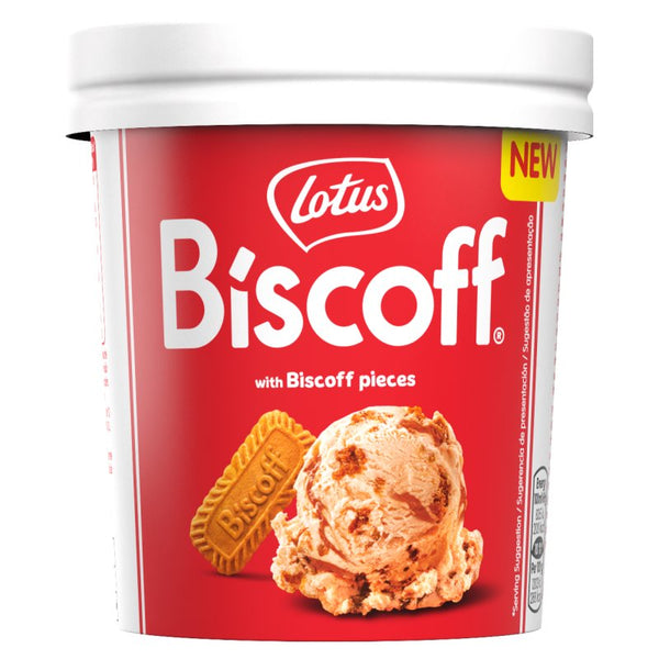Lotus Biscoff Ice Cream Tub 425ml (6 Pack)