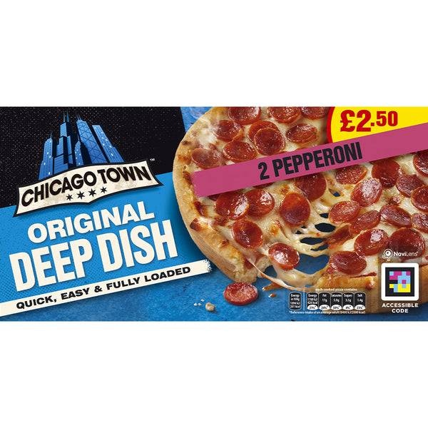 Chicago Town 2 Deep Dish Pepperoni 310g (12 Pack)