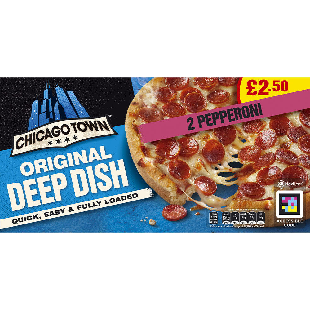Chicago Town 2 Deep Dish Pepperoni 310g (12 Pack)