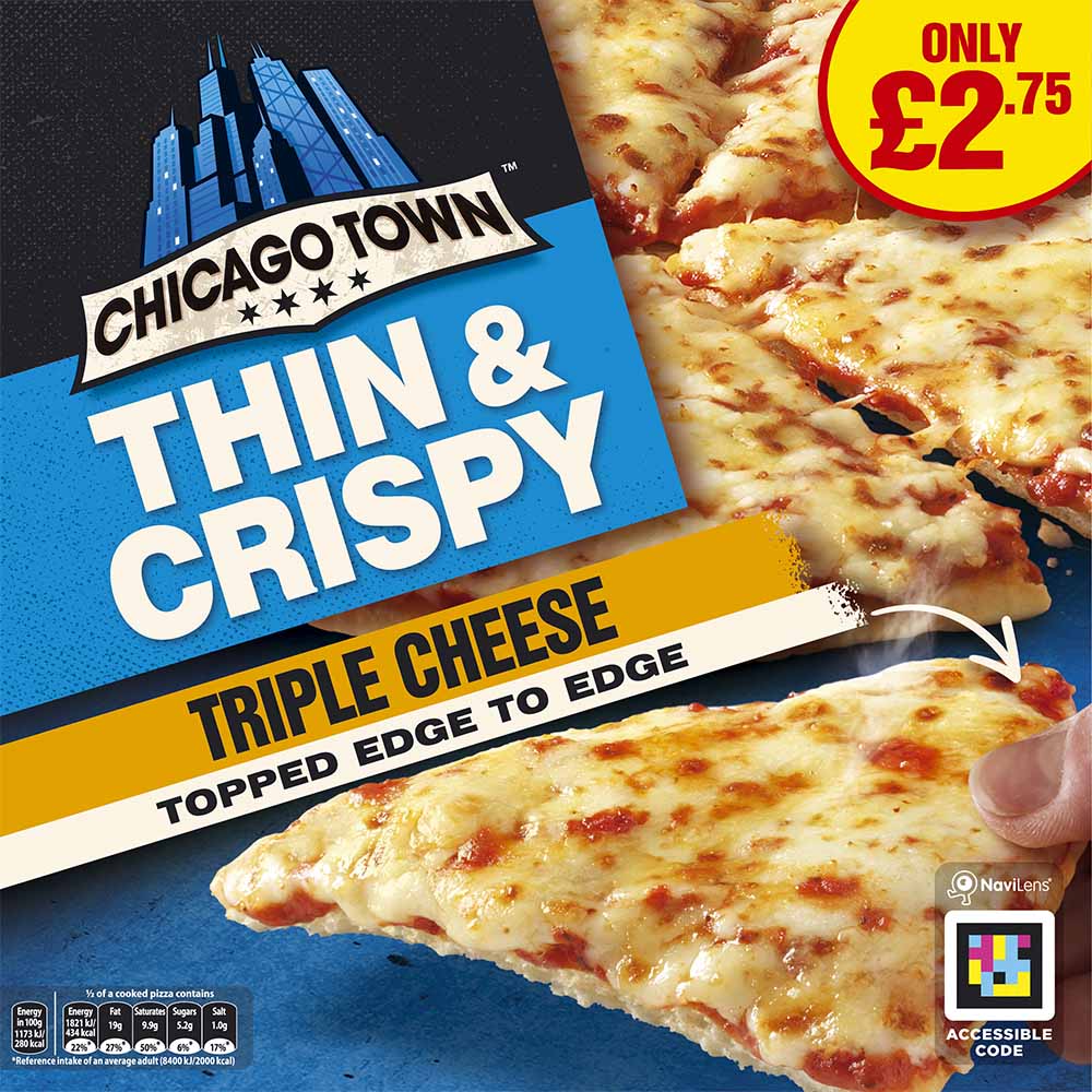 Chicago Town Thin & Crispy Cheese 305g (6 Pack)