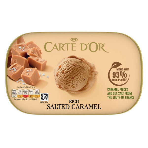 Carte D'Or Salted Caramel Ice Cream 900ml (6 Pack)