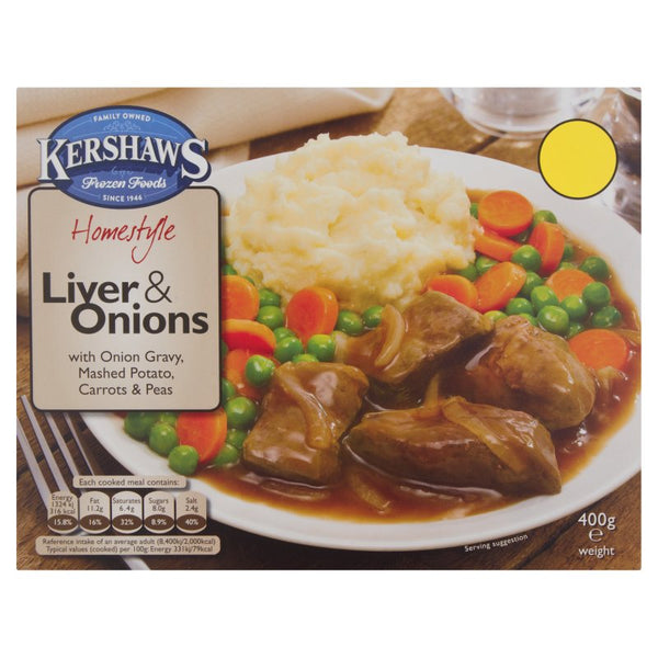 Kershaws (CASE of 6) Liver & Onions 400g