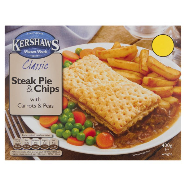 Kershaws (CASE of 6) Steak Pie 400g
