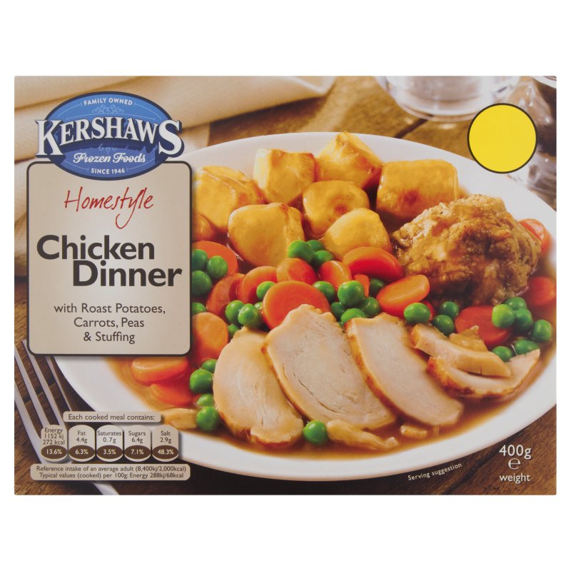 Kershaws (CASE of 6) Chicken Dinner 400g