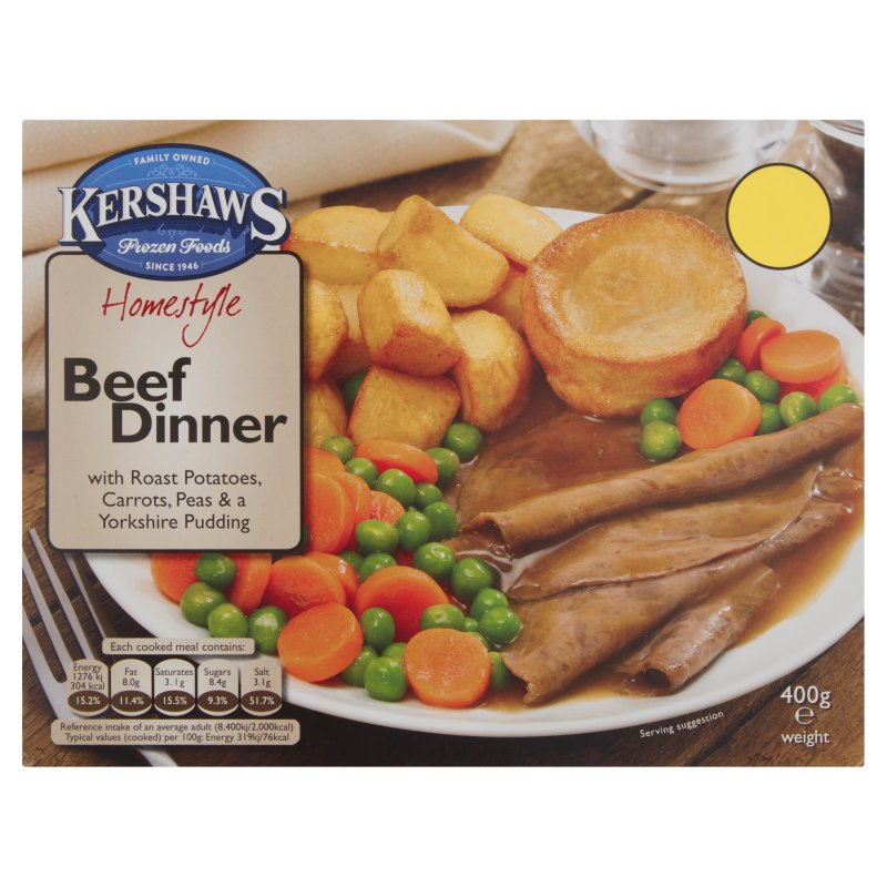 Kershaws (CASE of 6) Beef Dinner 400g