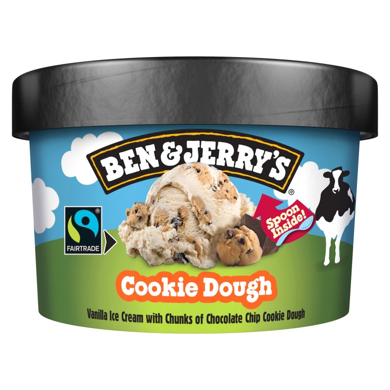 Ben & Jerry's Cookie Dough Ice Cream 100ml (12 Pack)