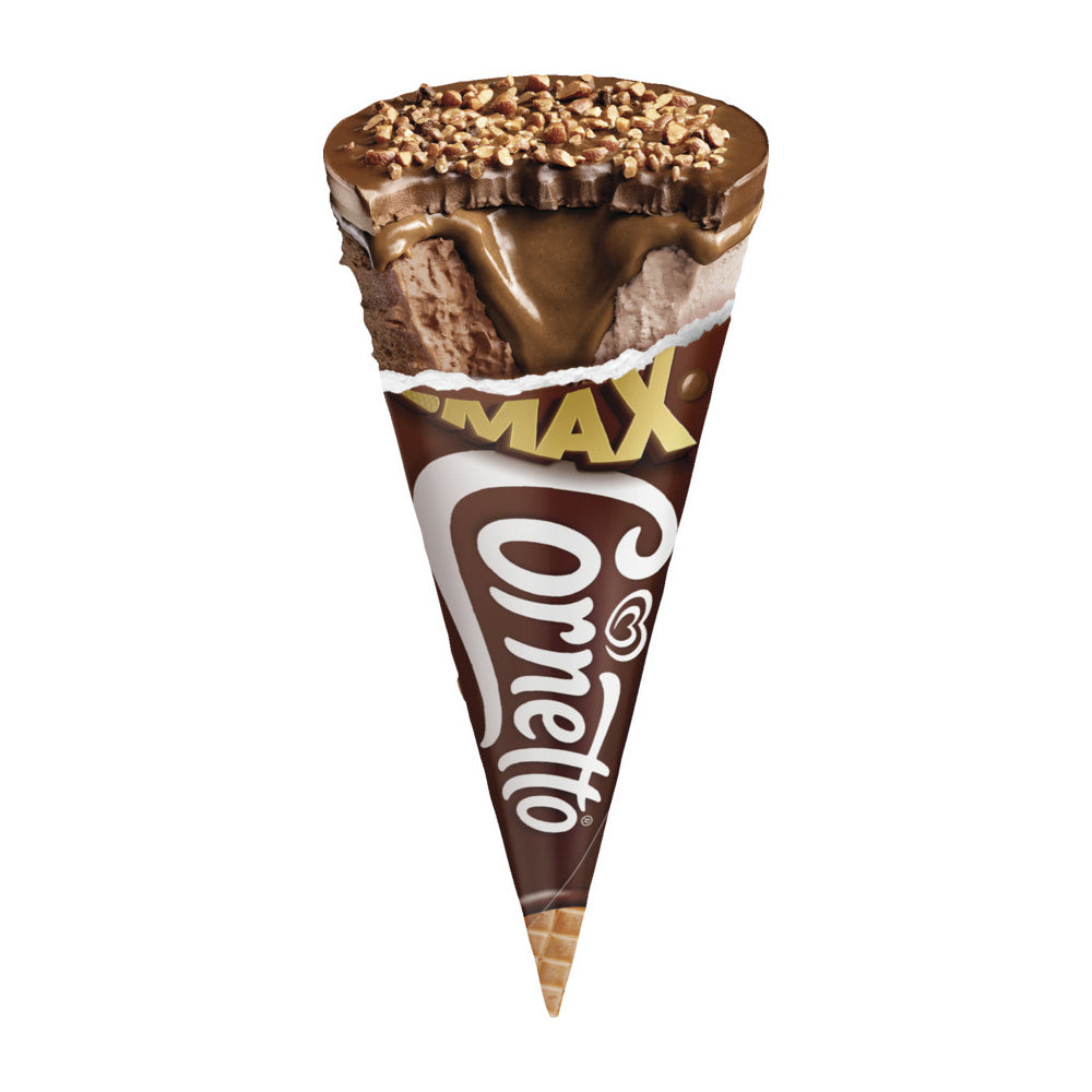 Cornetto Max Chocolate & Hazelnut Ice Cream 115ml (24 Pack)