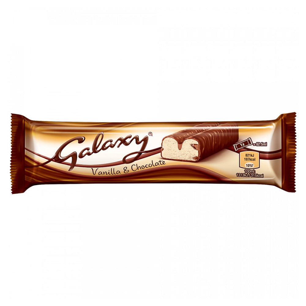 Galaxy Ice Cream Bar 62.5ml (24 Pack)