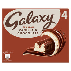 Galaxy Vanilla & Chocolate Ice Cream Bar 40g x 4 (12 Pack)
