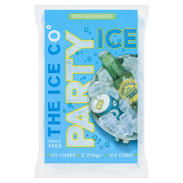 The Ice Co Party Ice Cubes 2.27kg